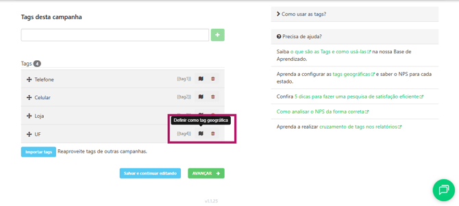 tag geográfica